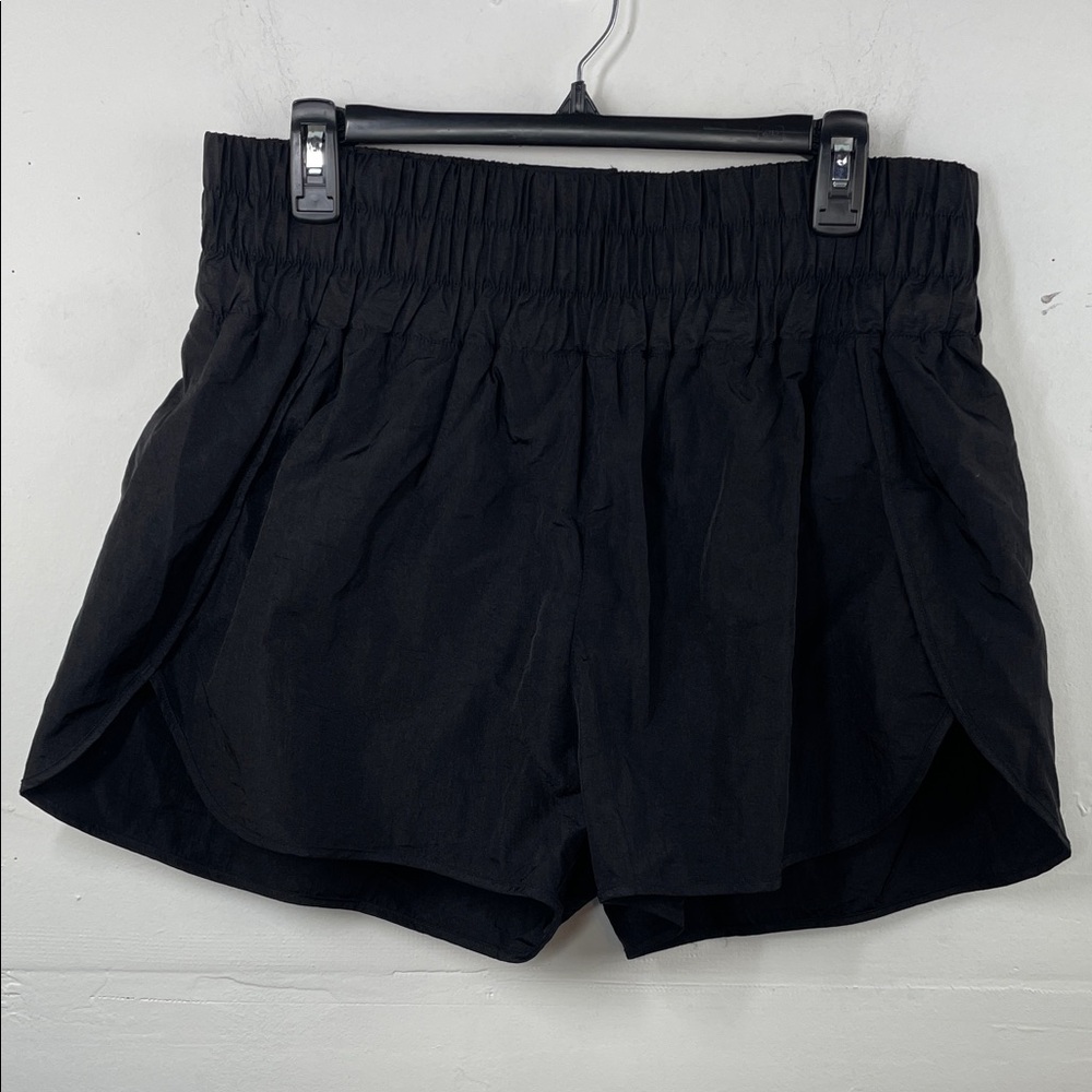 Halara Women’s Black Elastic-Waist Lightweight Running Athletic Shorts size 1X